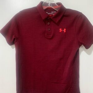 Under Armour Kids' Maroon Polo Shirt
